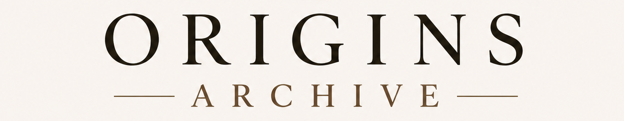 Origins Archive banner