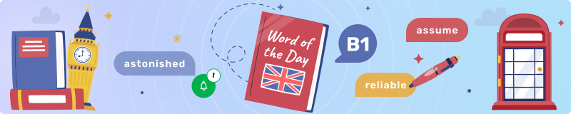 Word of the Day (English) - Intermediate Level banner