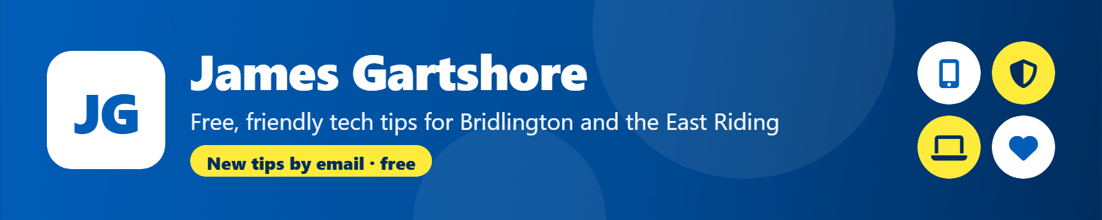 James Gartshore banner