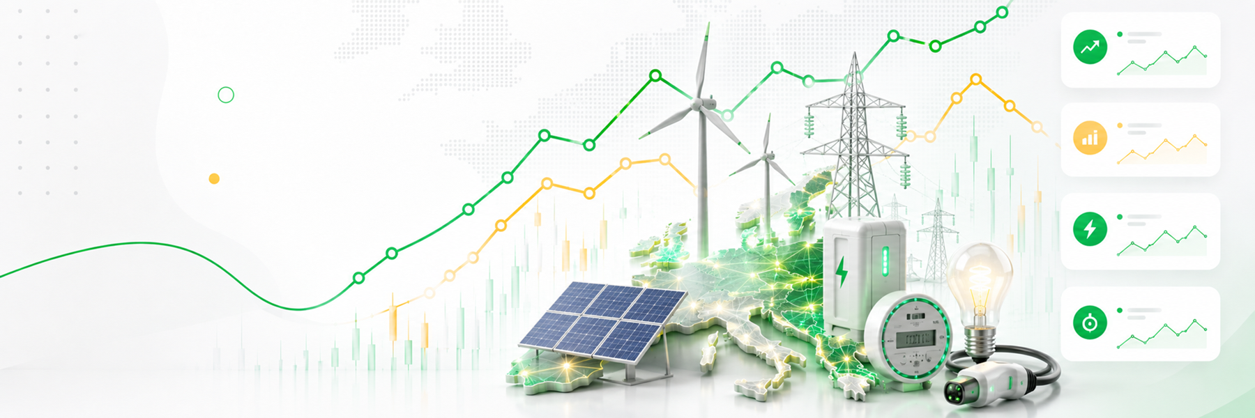 Europe Average Electricity Spot Prices banner