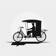 Rickshaw ... icon