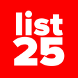 List 25 icon