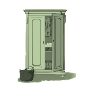 SQUITTY DENTRO L'ARMADIO icon