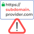 Subdomain... icon